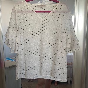 Loft polkadot blouse